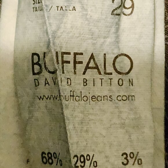 Buffalo David Bitton Size 29 Faith Jeans Mid Rise Super Skinny Stretch Dark Wash - Picture 10 of 15